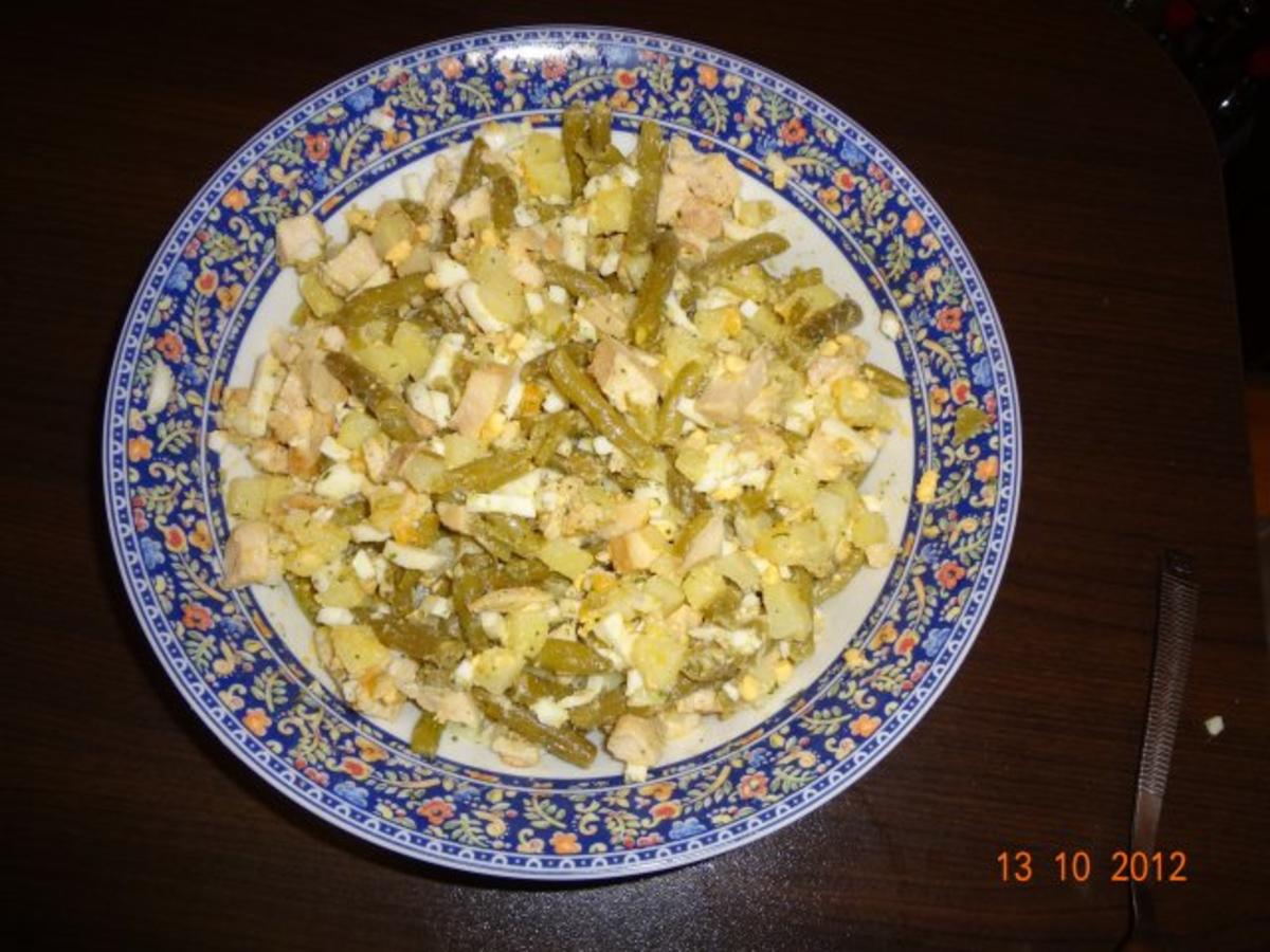 Hähnchenbrust-Bohnen-Kartoffel-Eier-Salat - Rezept Gesendet von
Olamanola