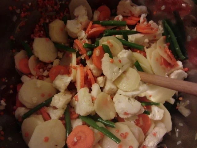 Rezept: indisches Gemüse-Curry mit Ananas Bild Nr. 3 indisches Gemüse-Curry mit Ananas - Rezept - Bild Nr. 3