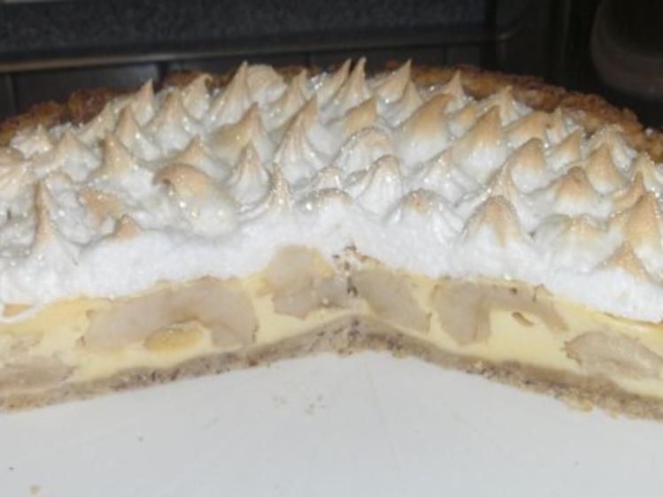 Apfelkuchen mit Schmand und Baiserhaube - einfach - von Backfee1961