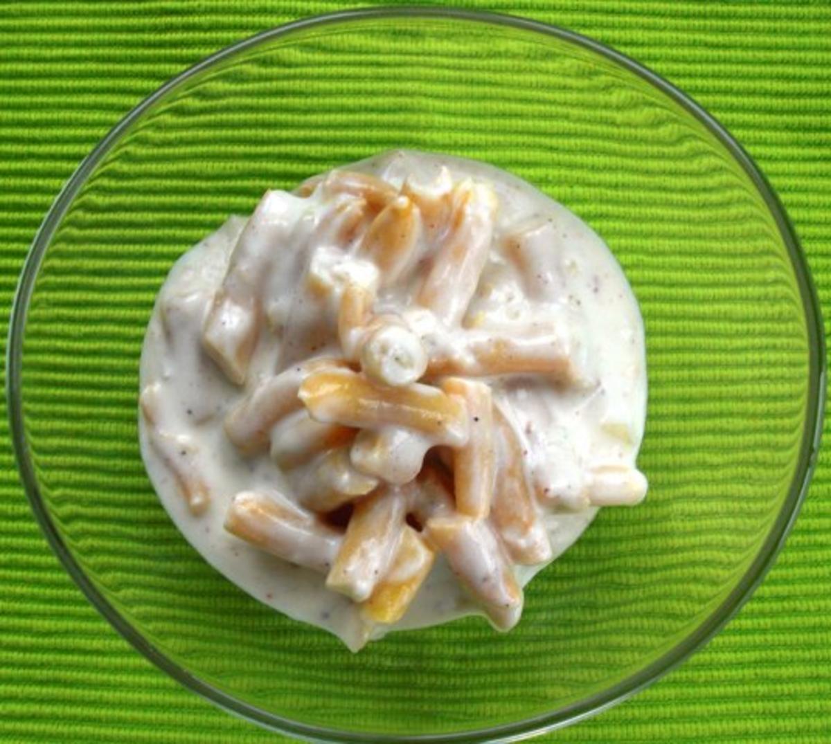 Gelbe Bohnen-Salat mit Joghurtsauce - Rezept - kochbar.de