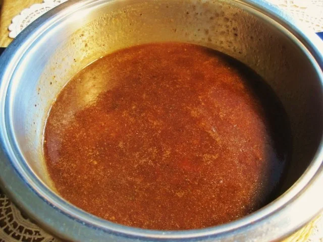 Leberknödel mit Rotwein-Zwiebelsoße - Rezept - Bild Nr. 6