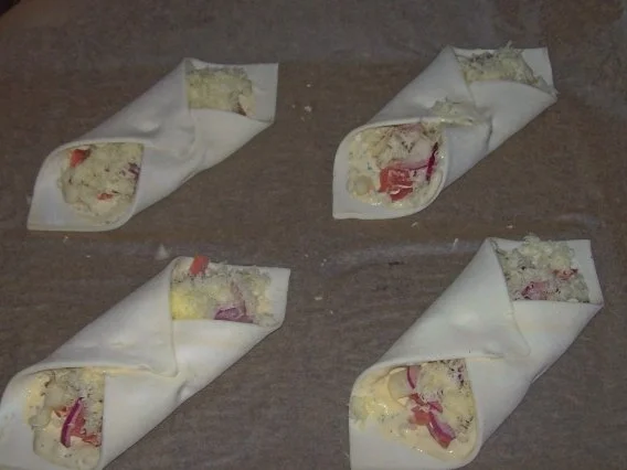 Vorspeise/Abendessen: Blätterteig-Schiffchen mit Bergkäse-Birnen-Füllung - Rezept - Bild Nr. 9