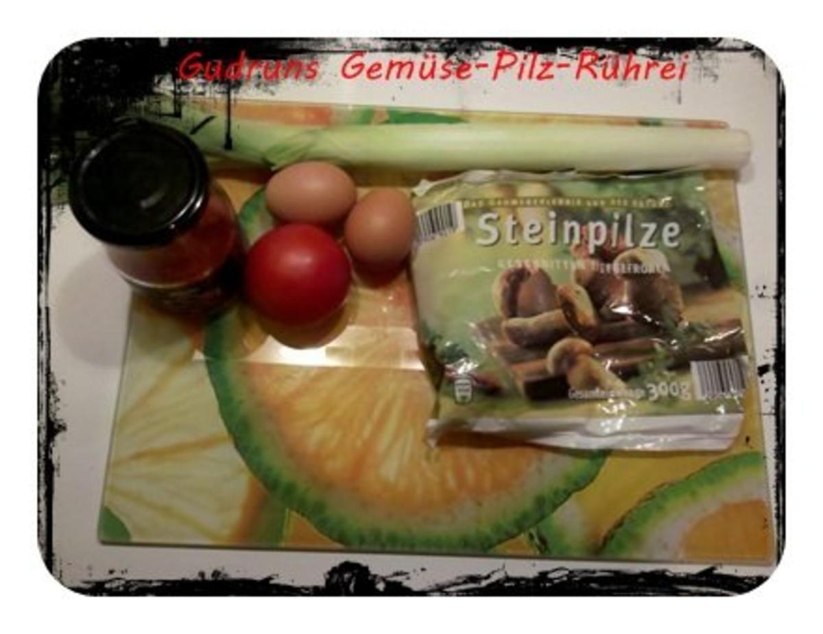 Eier: Pilz-Gemüse-Rührei - Rezept - Bild Nr. 2