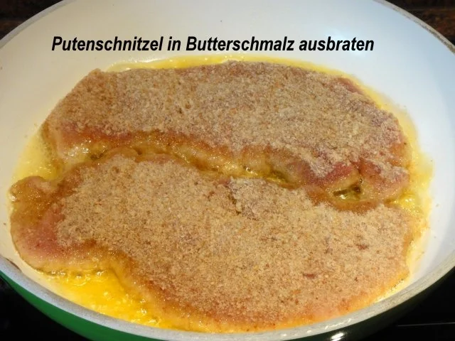 Rezept: Geflügel: PUTENSCHNITZEL mit Champignon Bild Nr. 5 Geflügel: PUTENSCHNITZEL mit Champignon - Rezept - Bild Nr. 5