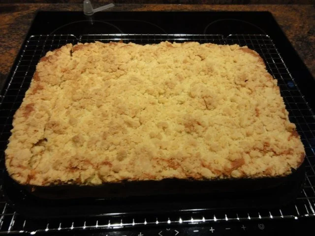 Rührteig:   APFEL-STREUSEL-KUCHEN mit einem Hauch von Zimt u. Orange - Rezept - Bild Nr. 9