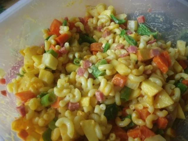 Pastasalat " Herbstlust" - Rezept - Bild Nr. 9