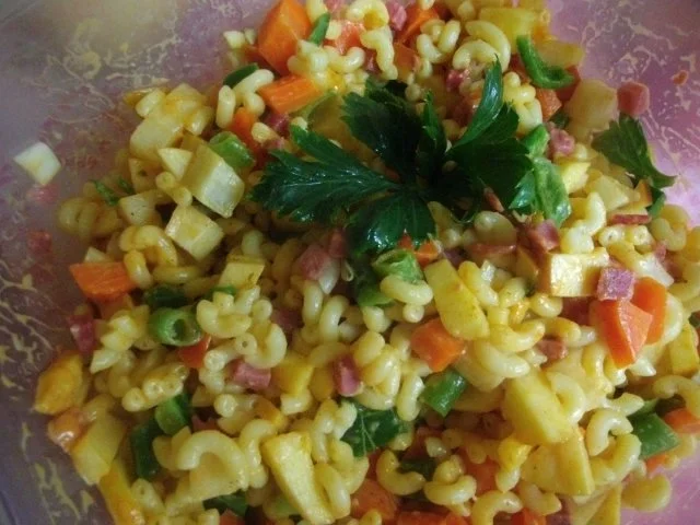 Pastasalat " Herbstlust" - Rezept - Bild Nr. 11