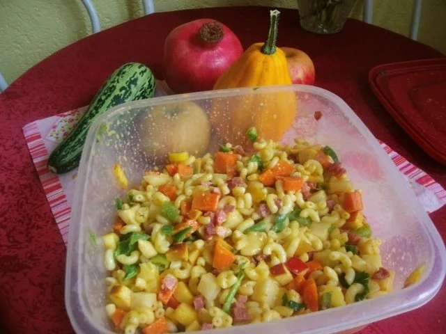 Pastasalat " Herbstlust" - Rezept - Bild Nr. 12