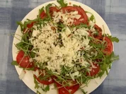 Tomatensalat mit Pecorino - Rezept