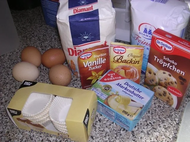 Rezept: Muffins mit Schokostückchen Bild Nr. 4 Muffins mit Schokostückchen - Rezept - Bild Nr. 4