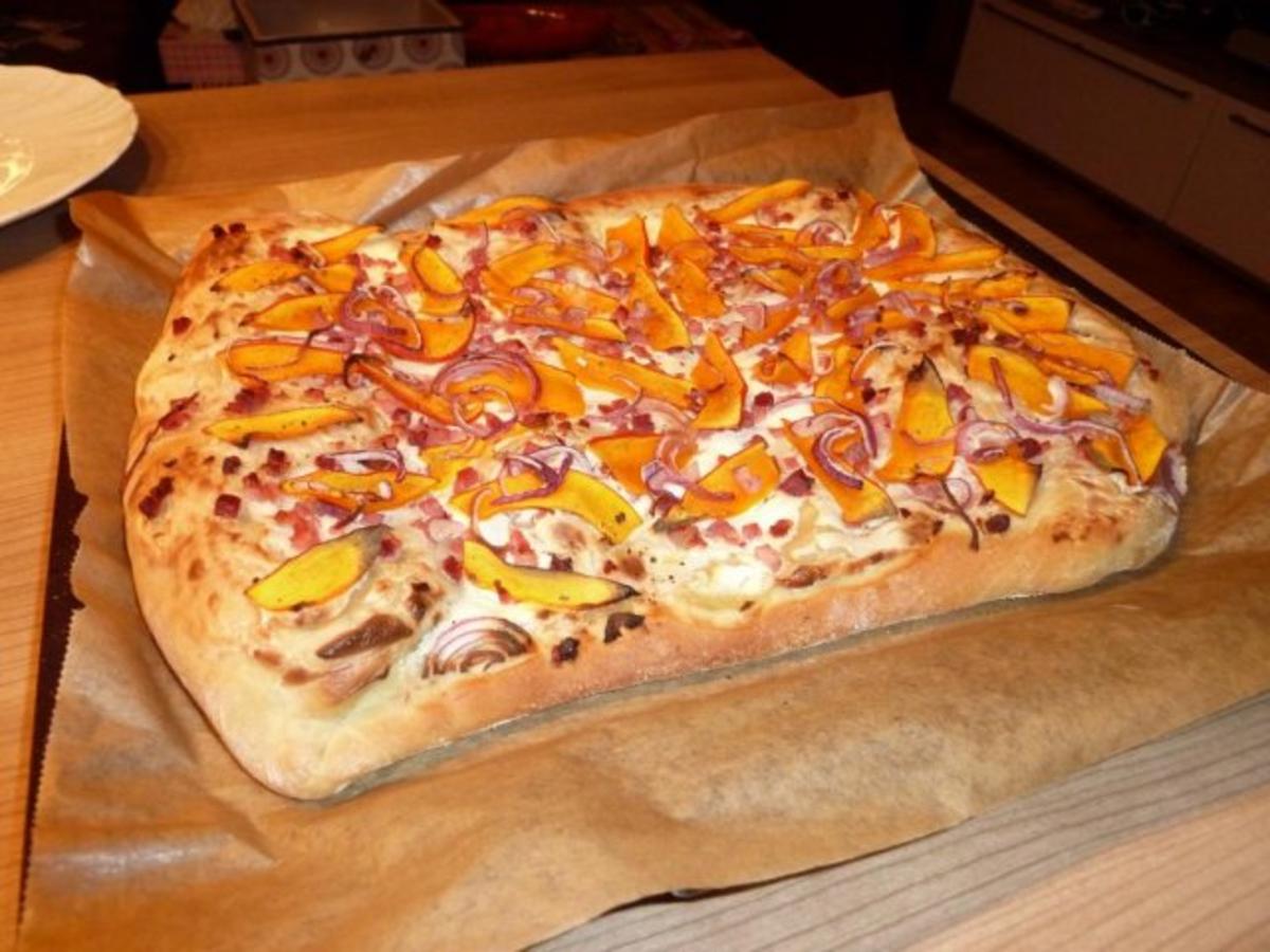 Kürbisflammkuchen - Rezept