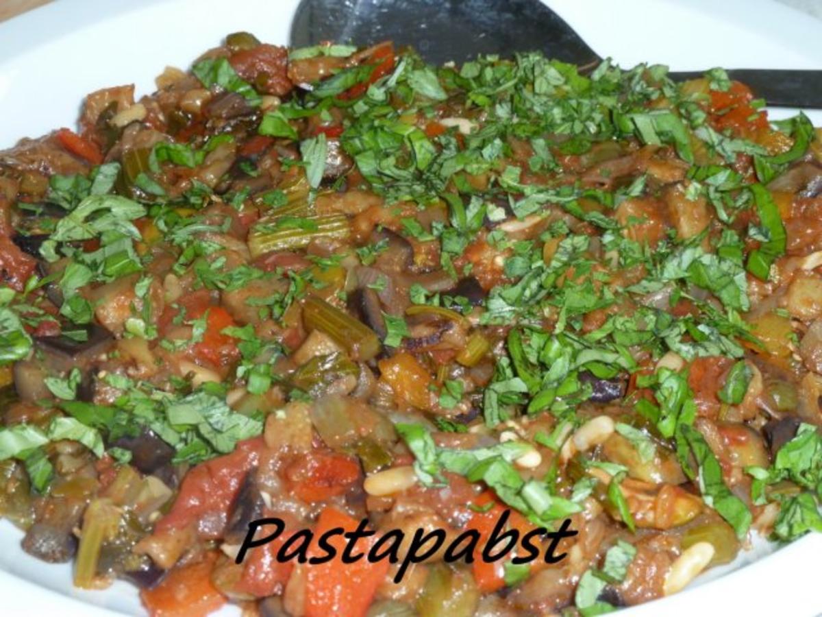 Caponata Siciliana Gemüse Olivensalat Aus Sizilien Rezept Kochbarde 2031