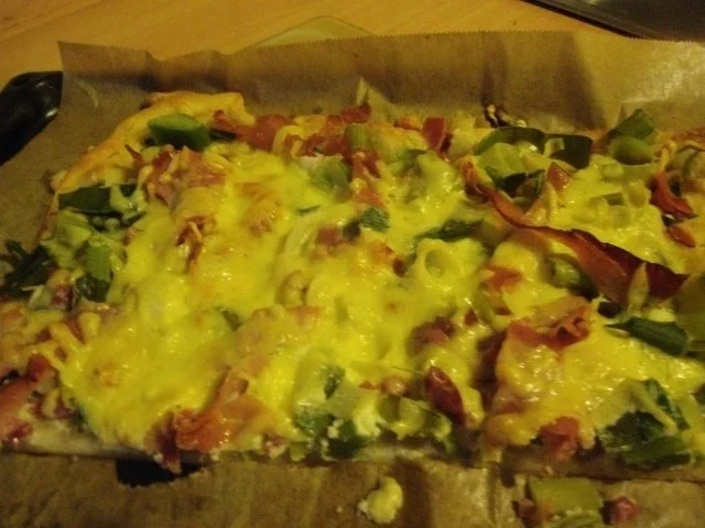 Herzhafter Porree - Schinken Kuchen - Rezept