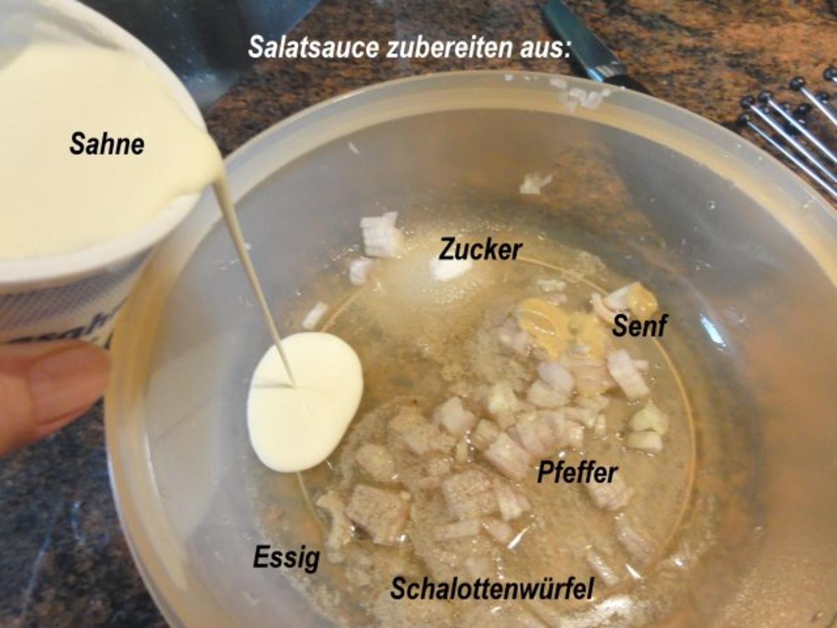 Salatbar:   GURKENSALAT mit Sahnesauce - Rezept - Bild Nr. 3