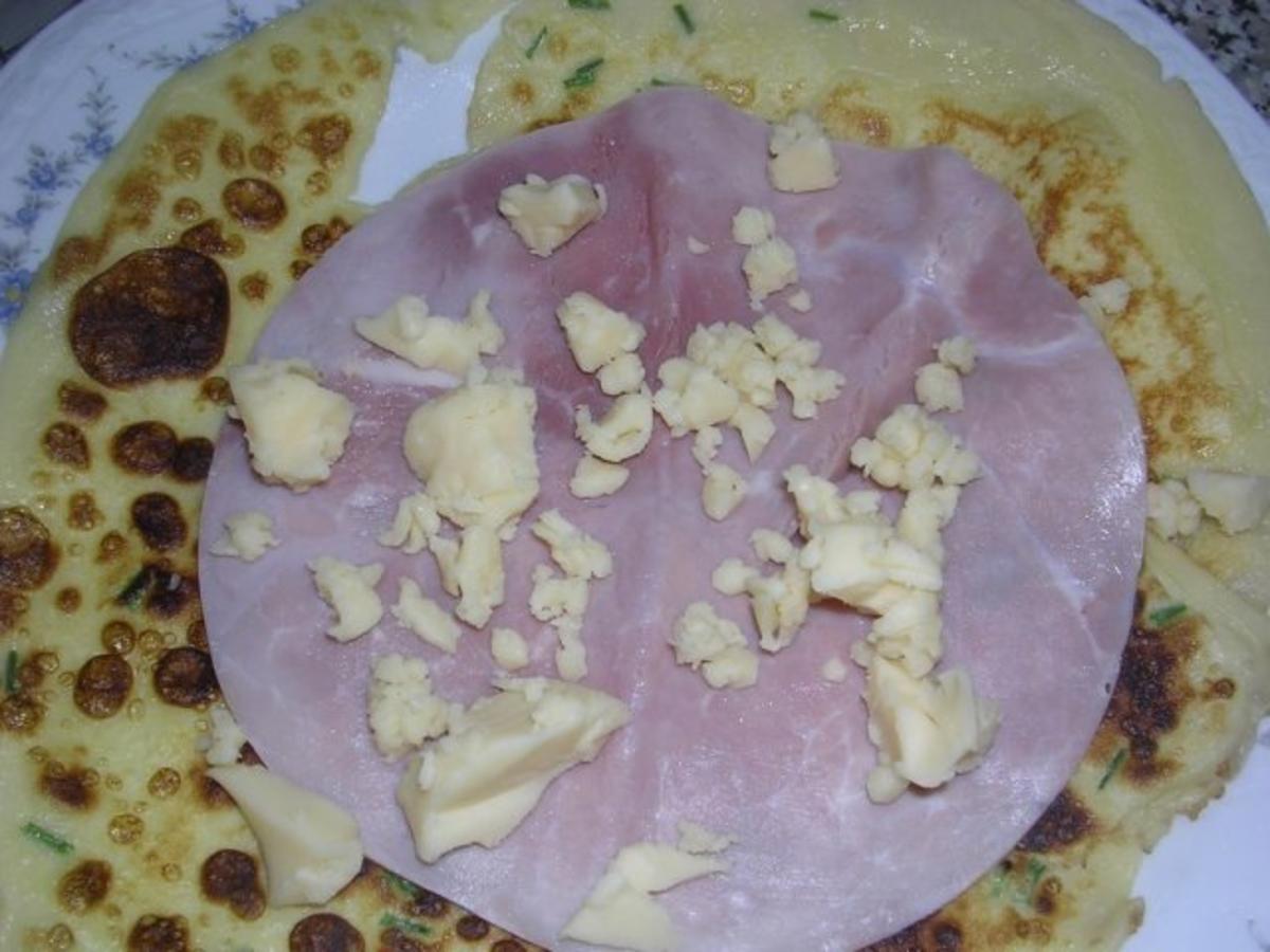 Käse Schinken Pfannkuchen - einfach - von maus134
