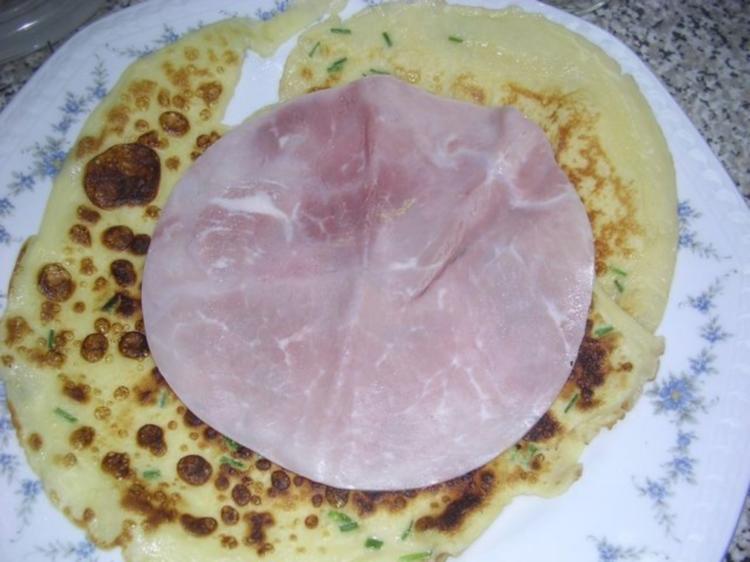 Käse Schinken Pfannkuchen - einfach - von maus134