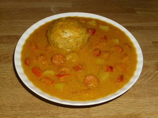 Pikantes Kürbis-Kartoffel Gulasch - Rezept