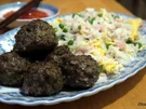 Asiatische Fleischbällchen mit Kanton-Reis - Rezept