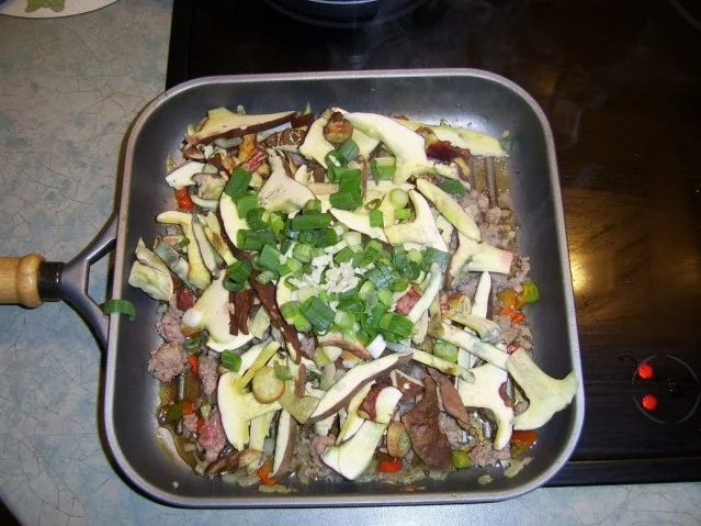 Rezept: Thüringer Pilz-Hackfleischpfanne Bild Nr. 8 Thüringer Pilz-Hackfleischpfanne - Rezept - Bild Nr. 8