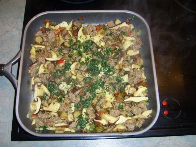 Rezept: Thüringer Pilz-Hackfleischpfanne Bild Nr. 10 Thüringer Pilz-Hackfleischpfanne - Rezept - Bild Nr. 10