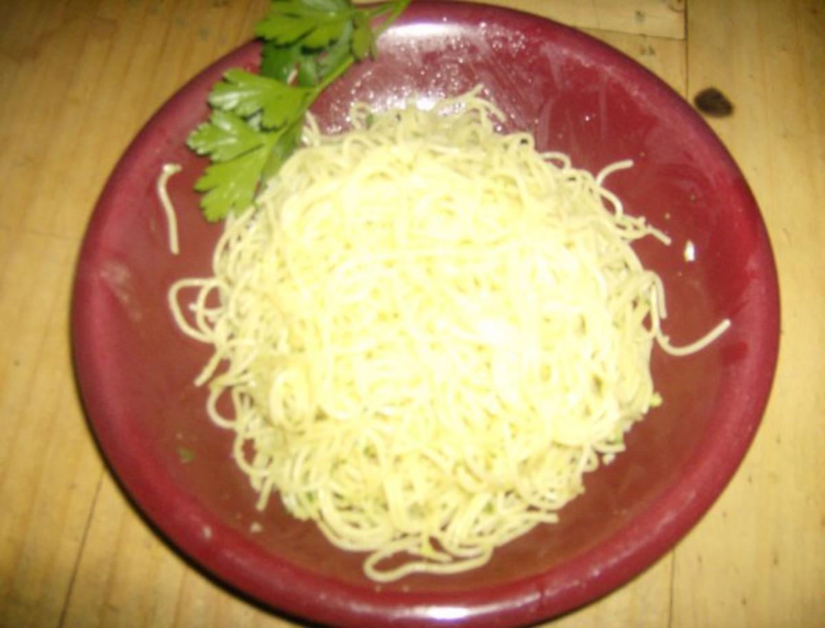 Knoblauchspaghetti - Rezept