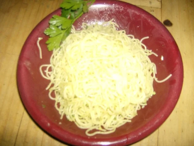 Knoblauchspaghetti - Rezept