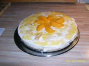 Pfirsichtorte mit Kefir - Rezept
