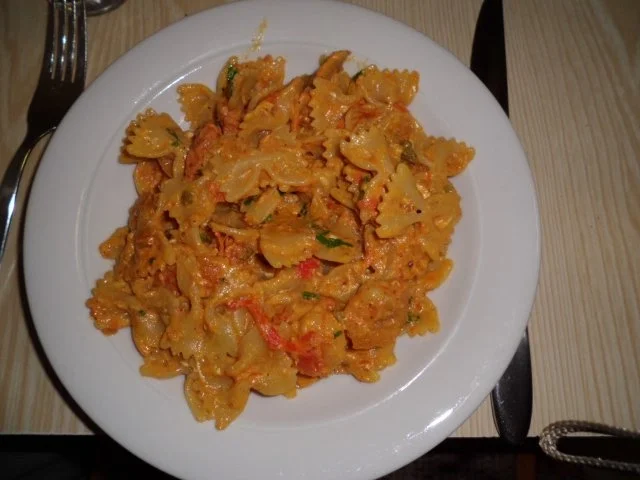 Pasta: Nudeln-Gemüserahm-Pfanne mit Garnelen - Rezept - Bild Nr. 6