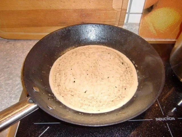 Putenröllchen auf Sellerie-Kartoffelpüree und gedünstete Möhren - Rezept - Bild Nr. 13