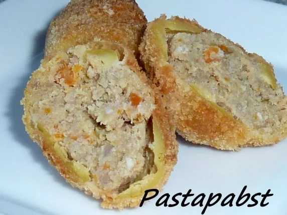 Frittierte gefüllte Oliven - Rezept