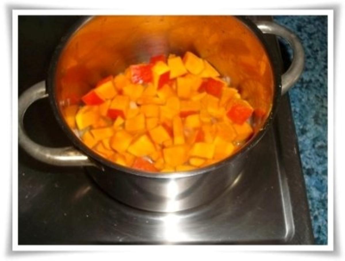 Halloween Kürbis- Mandarinen  Cremesuppe - Rezept - Bild Nr. 6