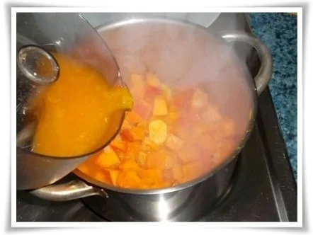 Halloween Kürbis- Mandarinen  Cremesuppe - Rezept - Bild Nr. 9