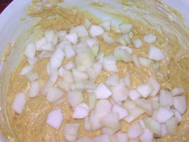 Rezept: Birnen-Kürbis-Muffins Bild Nr. 3 Birnen-Kürbis-Muffins - Rezept - Bild Nr. 3