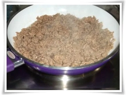 Raffinierte bunte Paprikapfanne  mit Hackfleisch und Reis dazu - Rezept - Bild Nr. 7