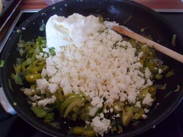 Rezept: Baniza - gefüllt mit Lauch und Schafskäse Bild Nr. 2 Baniza - gefüllt mit Lauch und Schafskäse - Rezept - Bild Nr. 2