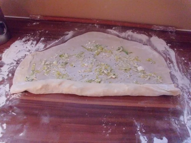 Rezept: Baniza - gefüllt mit Lauch und Schafskäse Bild Nr. 5 Baniza - gefüllt mit Lauch und Schafskäse - Rezept - Bild Nr. 5