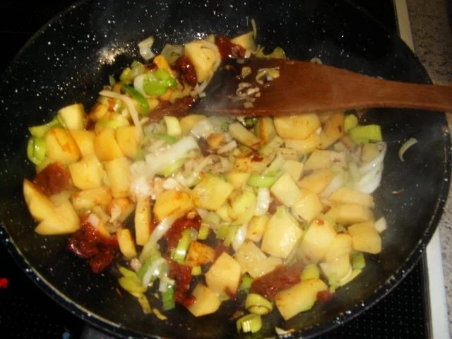 Hähnchengeschnetzeltes im Kürbis - Rezept - Bild Nr. 5