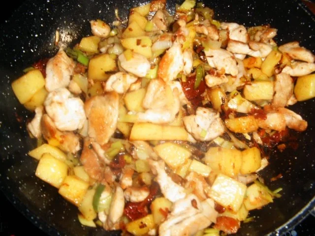 Hähnchengeschnetzeltes im Kürbis - Rezept - Bild Nr. 6