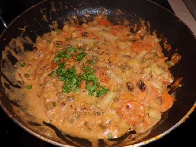 Rezept: Eintopf: Fünf-Gemüse-Rahmtopf Bild Nr. 5 Eintopf: Fünf-Gemüse-Rahmtopf - Rezept - Bild Nr. 5