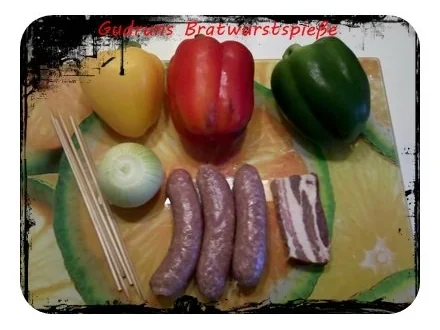 Fleisch: Bratwurstspieße DELUXE - Rezept - Bild Nr. 2