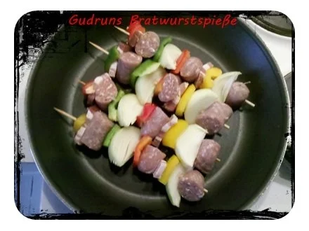 Fleisch: Bratwurstspieße DELUXE - Rezept - Bild Nr. 5