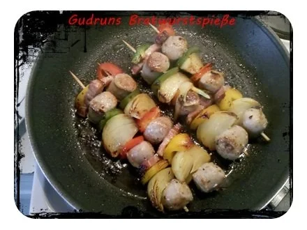 Fleisch: Bratwurstspieße DELUXE - Rezept - Bild Nr. 6