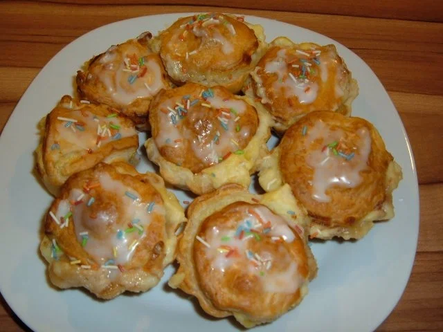 Rezept: Kuchen : Blätterteig - Pudding - Marzipan - Apfel - Küchlein Bild Nr. 10 Kuchen : Blätterteig - Pudding - Marzipan - Apfel - Küchlein - Rezept - Bild Nr. 10