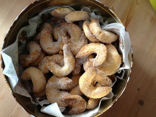 Kekse : Klassische Vanillekipferl - Rezept