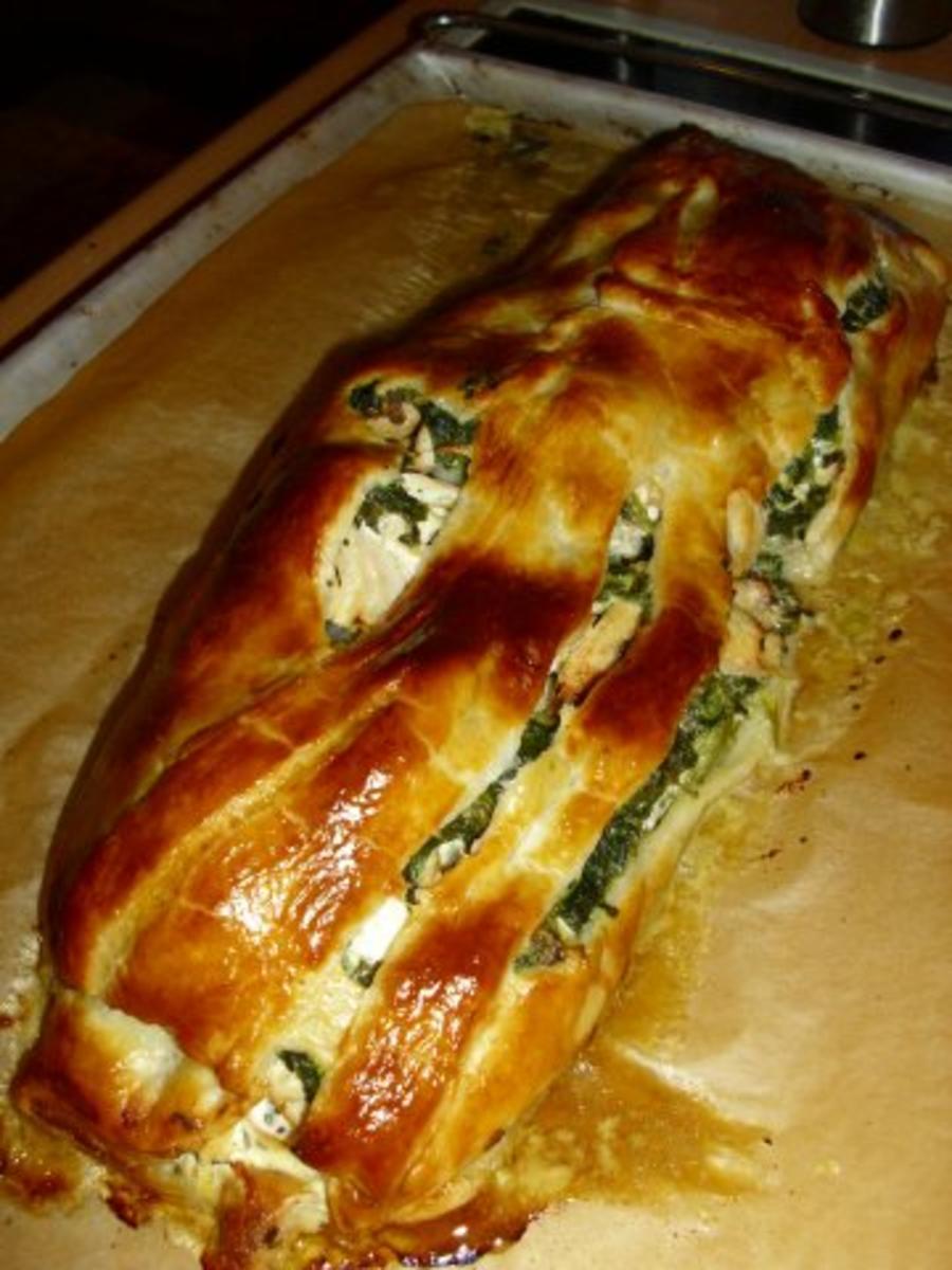 Bilder für Spinat Putenbrust Strudel - Rezept