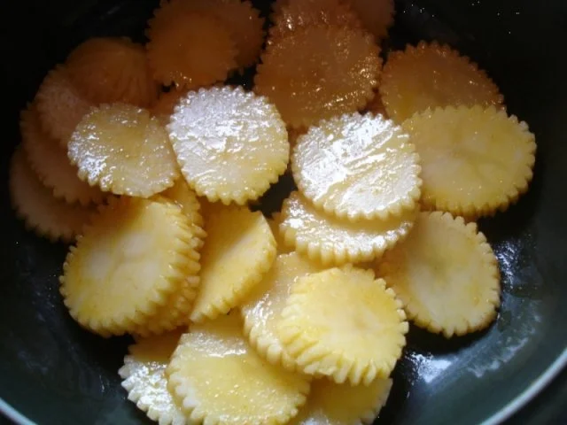 Lachsfilet auf Kartoffelblüten - Rezept - Bild Nr. 8