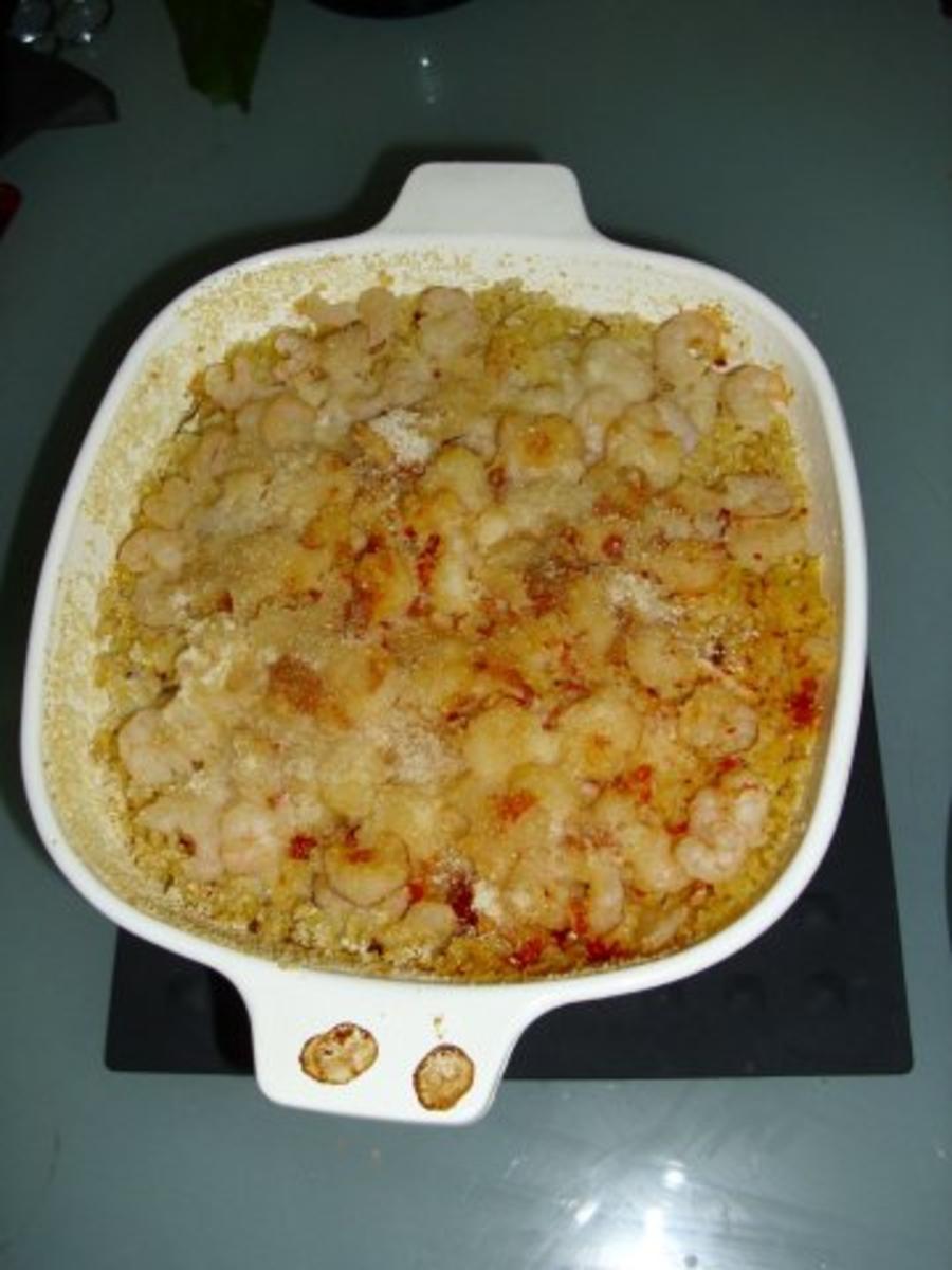 Bilder für Bulgur Fenchel Auflauf mit Krabben - Rezept