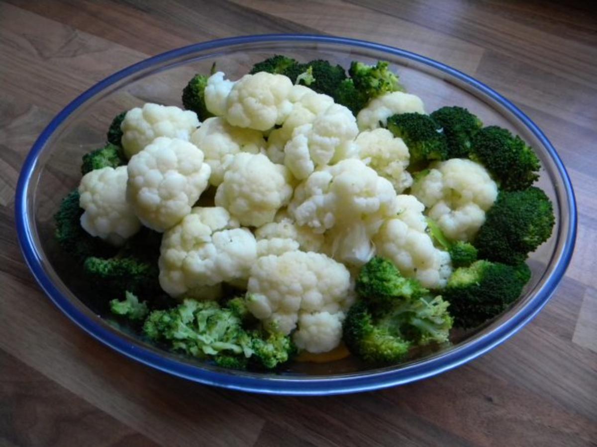 Blumenkohl-Broccoli-Kartoffel Auflauf - Rezept