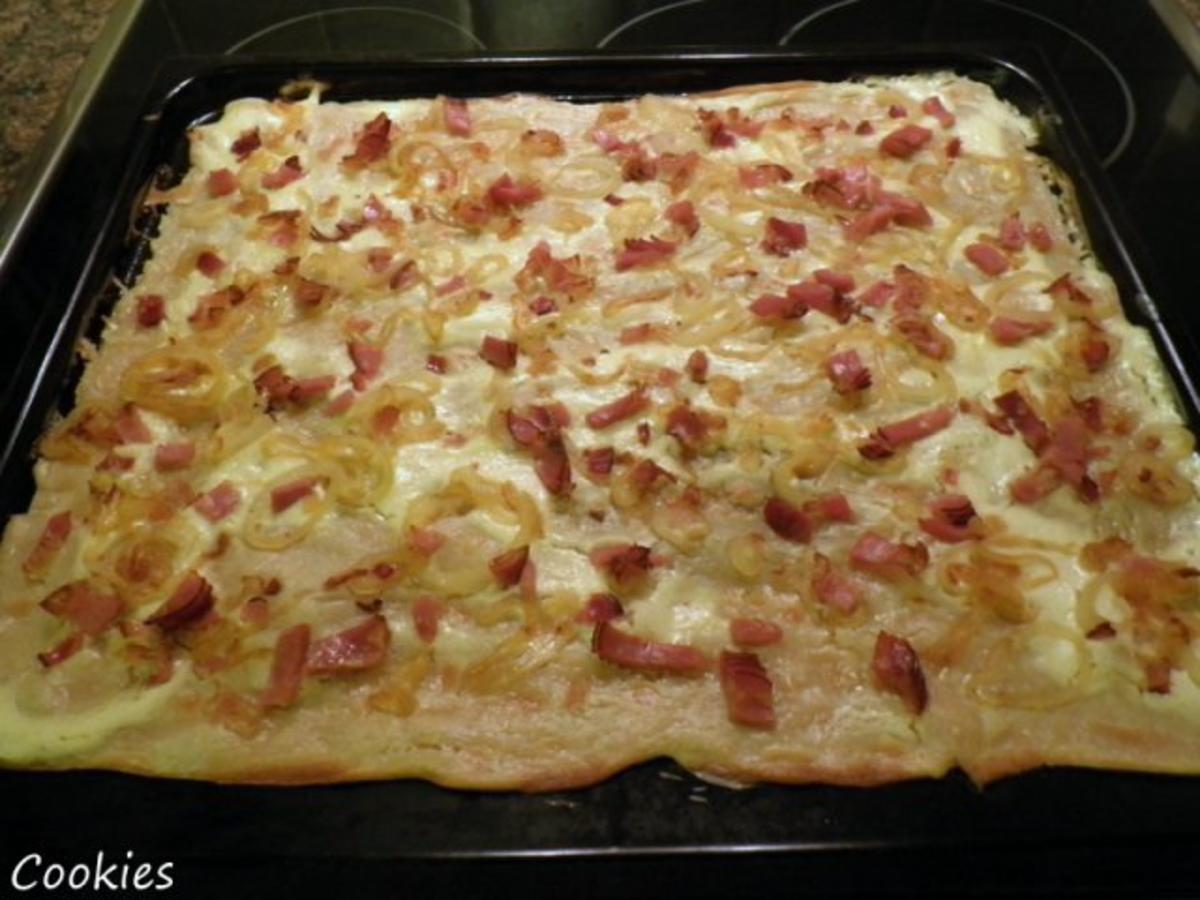 Flammkuchen &amp;quot;Elsässer Art&amp;quot; - Rezept mit Bild - kochbar.de