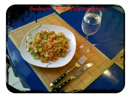 Rezept: Vegetarisch: Pikante Bulgurpfanne im China-Stil Bild Nr. 11 Vegetarisch: Pikante Bulgurpfanne im China-Stil - Rezept - Bild Nr. 11